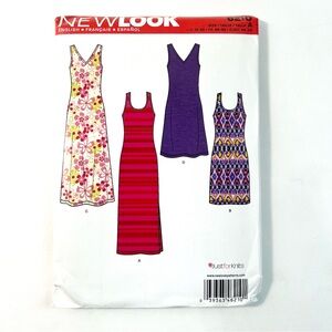 New Look 6210 Knit Dress Sewing Pattern Size 10–22